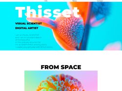 Вёрстка бесплатного лендинга "Thisett"
