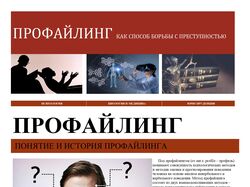 Профайлинг как способ борьбы с преступностью