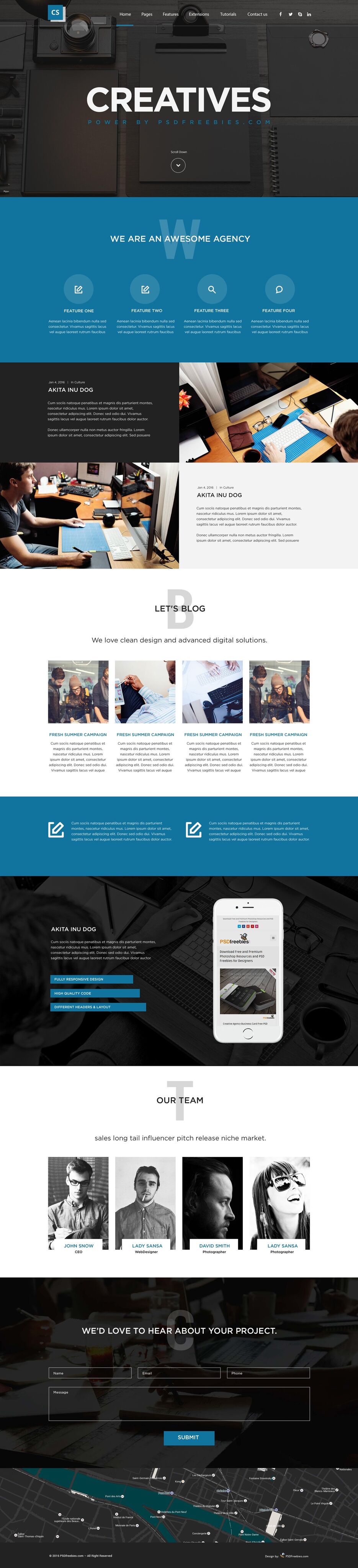 Creative Digital Agencies Website Templates Free PSD Set (1).jpg