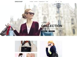 Верстка интернет-магазина Ganza Shop