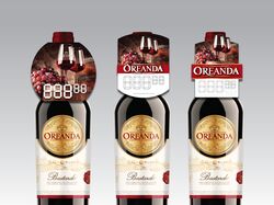 Неккер-ценник. Вино ТМ "OREANDA"
