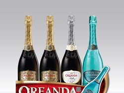 Шелфтокеры. Шампанское ТМ "OREANDA"