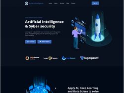 Адаптивная верстка "Artificial Intelligence"