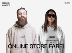 Online store farfi — UX/UI Concept