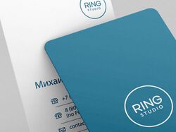 Визитки для компании RingStudio