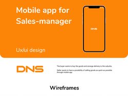 mobile app for sales-manager