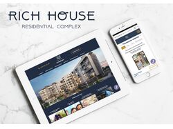Landing page "Rich House"