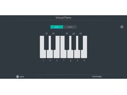 Virtual-piano — простое приложение на JS