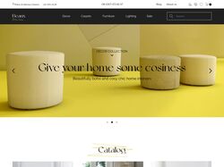 Дизайн сайта e-commerce | Декор в Интерьере