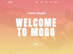 MoGo Landing page