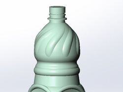 Проектирование тары (бутылки) и формы