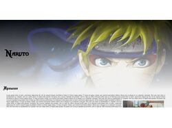 простой сайт о Naruto