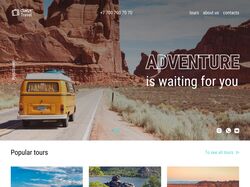 Concept Landing page JustTravel - FreshCode