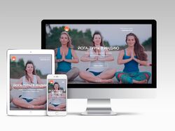 Адаптивная вёрстка сайта YogaTour
