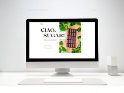 Landing Page для бренда шоколада
