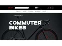 Дизайн сайта для продажи велосипедов