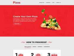 Интернет магазин пиццы (Pixel Perfect)