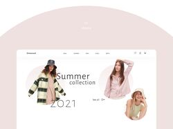 Дизайн сайта интернет-магазина одежды