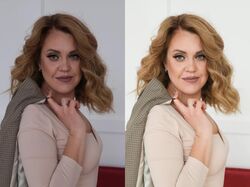 Ретушь лица, цветокоррекция