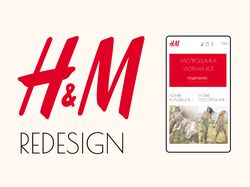 Редизайн главной страницы H&M