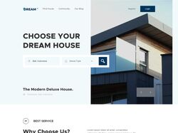 Адаптивная верстка landingPage Dream