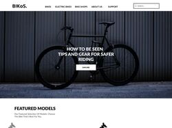 Дизайн сайта велосипедов