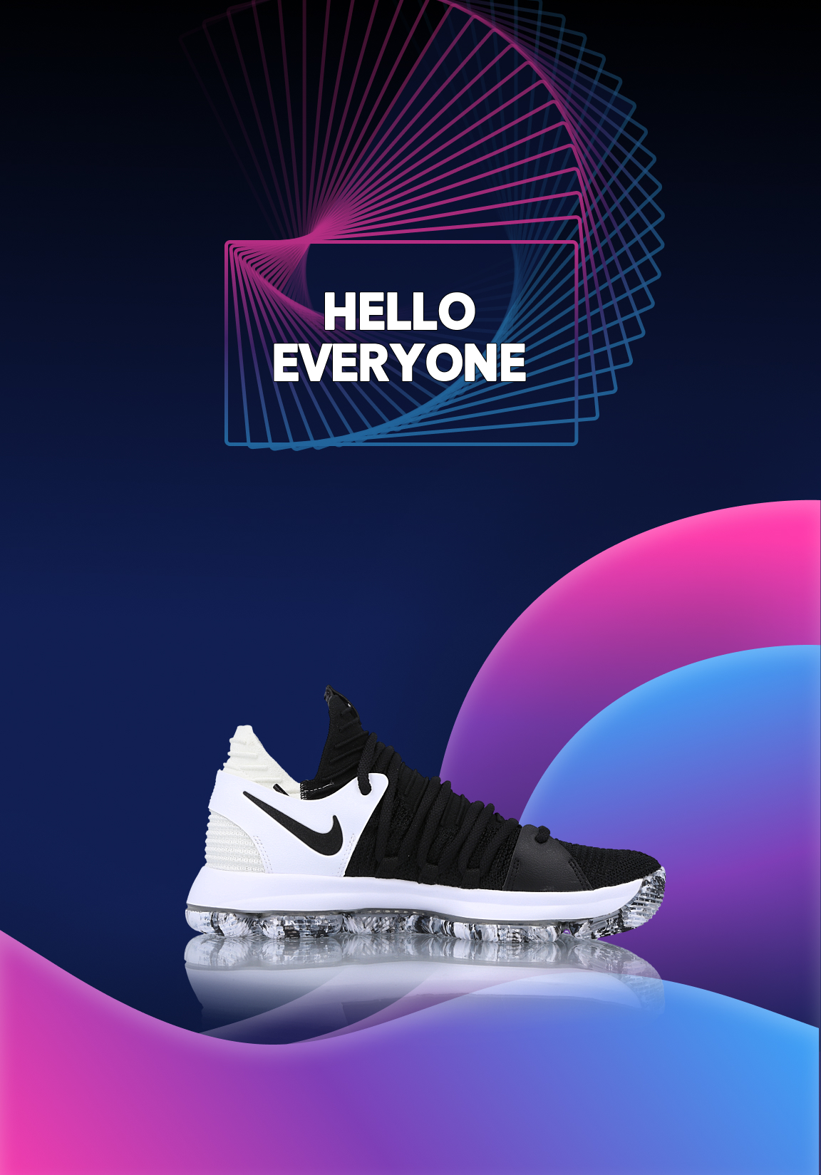Banner for sneakers