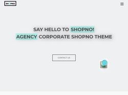 Верстка страницы Shopno - Корпоративное агентство!