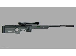 Sci-Fi sniper rifle concept