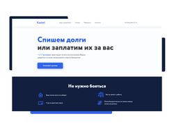 Лендинг пейдж для суда
