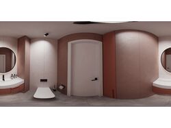 interior design of the bathroom
