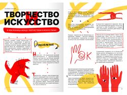 Дизайн разворота журнала