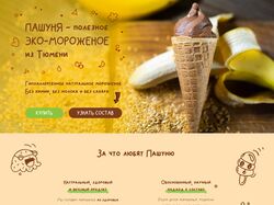 Интернет-магазин эко-мороженого Пашуня