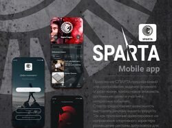 Дизайн мобильного приложения Спарта