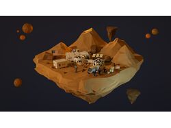 Low poly сцены