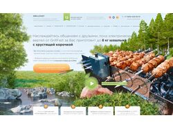 Вёрстка сайта по продаже электро-вертелов