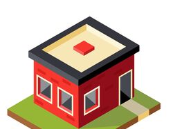 иллюстрация в изометрической проекции.