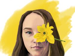 Цифровая живопись портрет