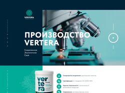 Дизайн сайта для компании Vertera