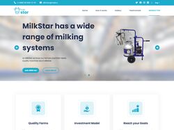 Дизайн сайта "MilkStar"