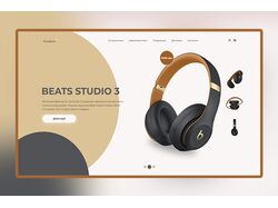 Промо сайт для Beats
