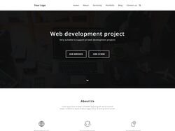 Верстка макета "Web Development Project"