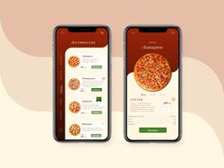 дизайн мобильного приложения пицца