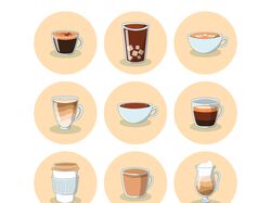 Иконки для кофейни