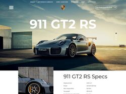 Porsche Web Site