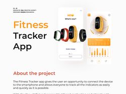 Дизайн мобильного приложения для фитнес трекера