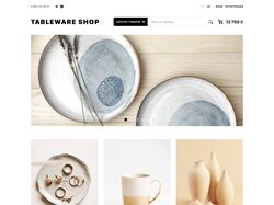 Дизайн для сайта посуды ручной работы