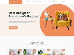 Адаптивная верстка интернет-магазина Furniture