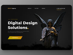 Дизайн лендинга для Digital-агенства