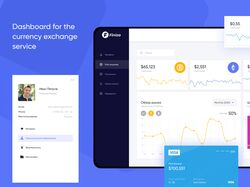 Dashboard for the currency exchange service